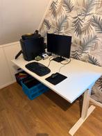 Te koop verstelbaar bureau, Ophalen, Zo goed als nieuw