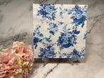 Knutsel servetten Delfts blauw rozen decoupage 308A, Ophalen of Verzenden, Nieuw, Materiaal