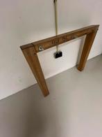 Te koop twee eiken eetkamer tafel poten, Huis en Inrichting, Ophalen, Eikenhout, 50 tot 100 cm, Zo goed als nieuw