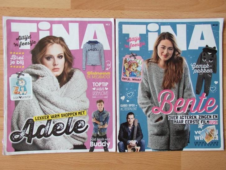 Tina uit 2016 (2 stuks), Boeken, Tijdschriften en Kranten, Gelezen, Ophalen
