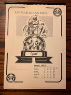 AJS-Matchless kalender 1982!, Verzamelen, Motoren, Ophalen of Verzenden, Zo goed als nieuw