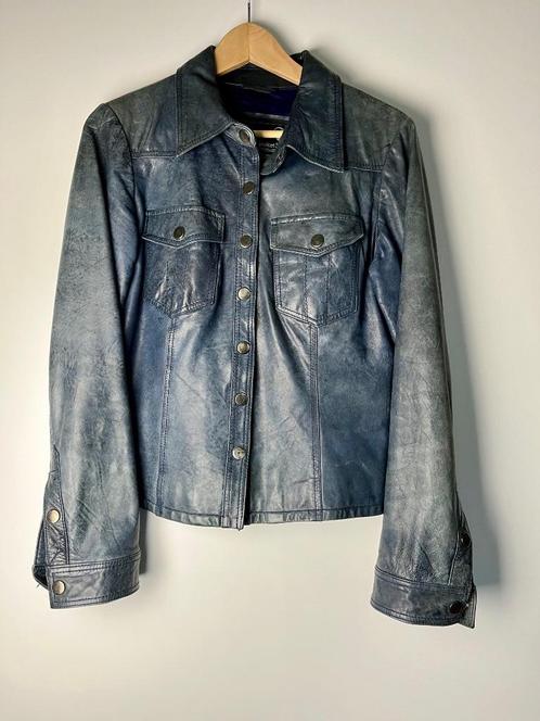Leren | Jasje | Blazer | Blouse Jas | Leer | Goosecraft Jack, Kleding | Dames, Jassen | Zomer, Zo goed als nieuw, Maat 42/44 (L)