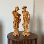 Oud Chinese beelden set man vrouw van Ivorine/ vintage, Ophalen of Verzenden