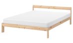 IKEA NEIDEN Bed Frame 140x200 Unopened, Ophalen, Beige, Tweepersoons, 140 cm