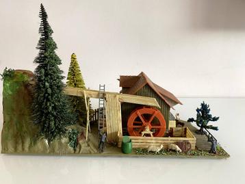 HO Faller B-225 watermolen zonder motor/bodemkuip (601*2)  beschikbaar voor biedingen