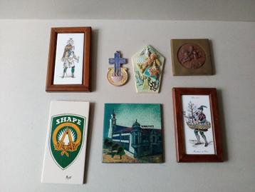 Sier/wandtegeltjes.e,d. Decoratie. Brocante. Pr.p/st vanaf beschikbaar voor biedingen