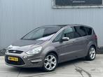 Ford S-Max 2.0 EcoBoost Titanium. Leder, Panorama dak Automa, Euro 5, Gebruikt, Zwart, 4 cilinders