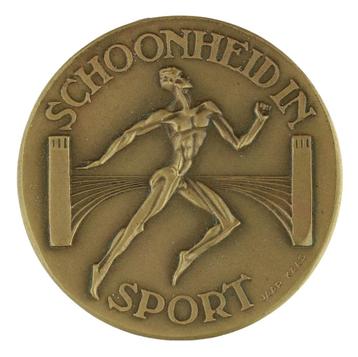 Penning Jaap Kaas : Schoonheid in sport, 1927 beschikbaar voor biedingen