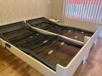 2 persoons auping bed met elektrische bodems, Ophalen, Verstelbaar, Wit, Tweepersoons