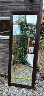 Spiegel met houten lijst, Ophalen, Gebruikt, 150 tot 200 cm, Rechthoekig