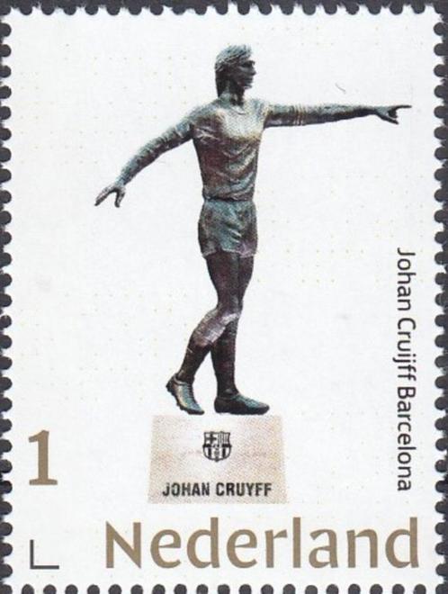 Nederland - Persoonlijke -Johan Cruijff Standbeeld Barcelona, Postzegels en Munten, Postzegels | Nederland, Postfris, Na 1940