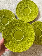 Vintage Italiaanse cabbageware schoteltjes – bladmotief(set), Ophalen, Zo goed als nieuw, Overig