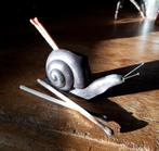 Antieke Art Deco Slak tafel lucifershouder., Antiek en Kunst, Ophalen of Verzenden