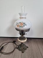 Vintage Tafellamp met Bloemen, Ophalen