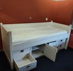 Kajuitbed en bureau, Ophalen, Gebruikt, 90 cm, Eenpersoons