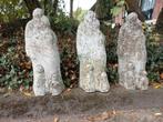 Te koop 3 beelden man en vrouw, Tuin en Terras, Tuinbeelden, Ophalen of Verzenden, Gebruikt