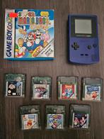 Gameboy color met 8 spellen, Spelcomputers en Games, Spelcomputers | Nintendo Game Boy, Ophalen, Gebruikt, Game Boy Color