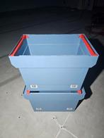 Stapelbare blauwe kratten - 80+ stuks, Doe-het-zelf en Verbouw, Kratten en Dozen, Ophalen