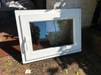 Kunststof kozijn met draai/kantel raam HR++, Ophalen, Gevelraam of Ruit, Gebruikt, Minder dan 80 cm