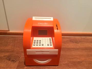 ING spaarautomaat speelgoed – pinautomaat beschikbaar voor biedingen