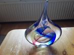 Glas sier mooi blauw 40 euro, Ophalen of Verzenden