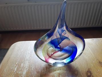 Glas sier mooi blauw 40 euro  beschikbaar voor biedingen