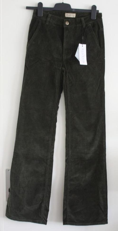 nieuwe donkergroee flored wijde ribbroek maat 34, Kleding | Dames, Spijkerbroeken en Jeans, Nieuw, W27 (confectie 34) of kleiner