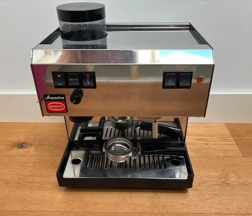 Nette Quickmill met molen, Witgoed en Apparatuur, Koffiezetapparaten, Gebruikt, Koffiebonen, Espresso apparaat, 4 tot 10 kopjes