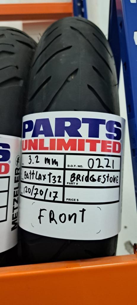Bridgetone Battlax T32 1207017 DOT0221 - 3.2mm, Motoren, Onderdelen | Merk-onafhankelijk, Gebruikt, Ophalen