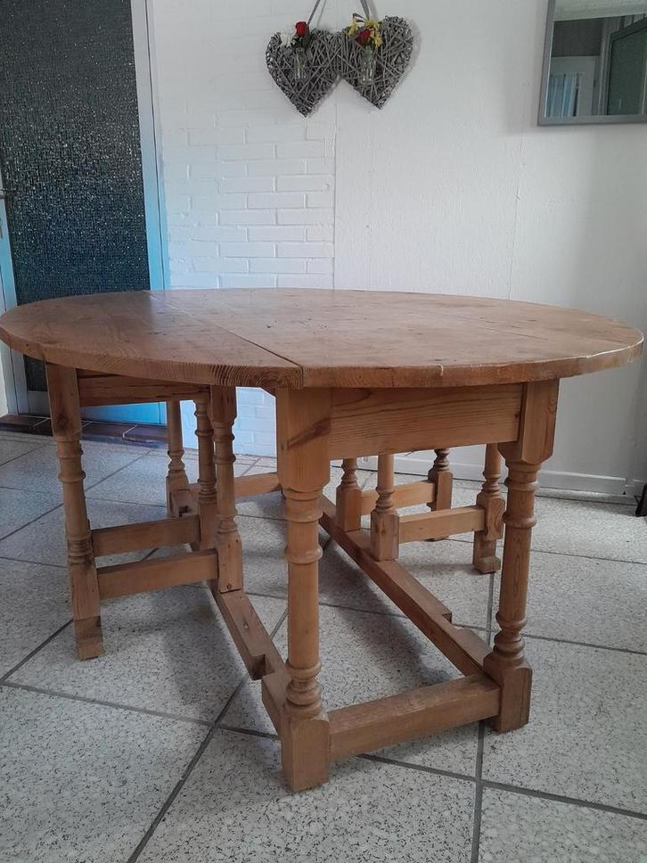 Hangoortafel, Huis en Inrichting, Tafels | Eettafels, Zo goed als nieuw, Vijf personen of meer, Ovaal, Ophalen