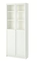 IKEA Billy boekenkasten/vitrinekasten met Oxberg deuren, Ophalen, 200 cm of meer, 50 tot 100 cm, Zo goed als nieuw