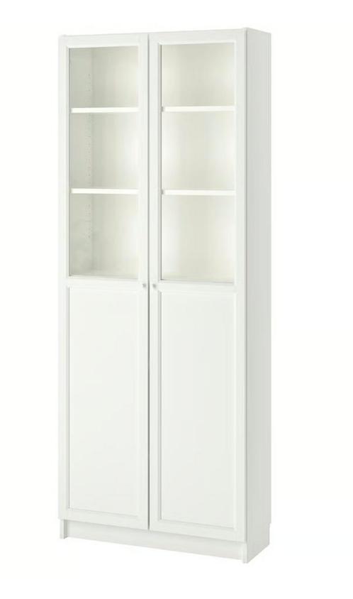 IKEA Billy boekenkasten/vitrinekasten met Oxberg deuren, Huis en Inrichting, Kasten | Vitrinekasten, Zo goed als nieuw, 200 cm of meer