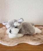 Knuffel Liggende Schnauzer pup., Ophalen of Verzenden, Overige typen