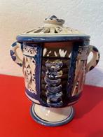 Vintage Majolica Potpourri Pot met Lepels, Ophalen of Verzenden