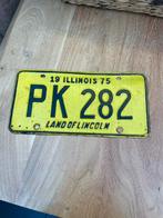 Illinois Kentekenplaat 1975, Verzamelen, Overige Verzamelen, Ophalen of Verzenden, Gebruikt