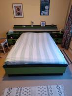 Retro Slaapkamer - Groen & Zwart, Huis en Inrichting, Slaapkamer | Complete slaapkamers, Ophalen, Zo goed als nieuw, Tweepersoons