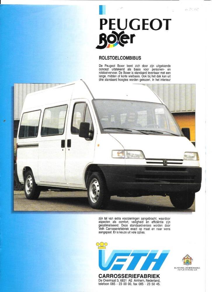 VETH CARROSSERIEFABRIEK, Boeken, Auto's | Folders en Tijdschriften, Zo goed als nieuw, Overige merken, Ophalen of Verzenden