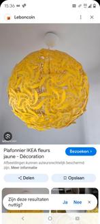 Ikea Grimsas gele kroonluchter, Ophalen of Verzenden, Gebruikt, Minder dan 50 cm