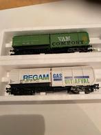 Roco h0 Spoor Afvalwagons (2 stuks), Gelijkstroom, Wagon, Ophalen of Verzenden, Roco