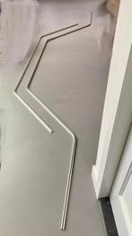 2 Gordijnrails voor erker, Ophalen, Gebruikt, Wit, 200 cm of meer