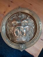 Koperen deurklopper rond 24cm, Antiek en Kunst, Antiek | Koper en Brons, Ophalen of Verzenden