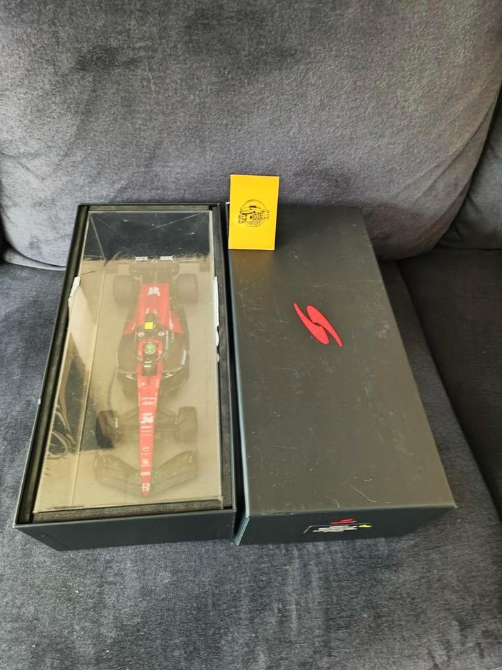 1:18 Alfa Romeo F1 Team KICK C43 #24 van Spark, Hobby en Vrije tijd, Modelauto's | 1:18, Nieuw, Auto, Overige merken, Ophalen of Verzenden