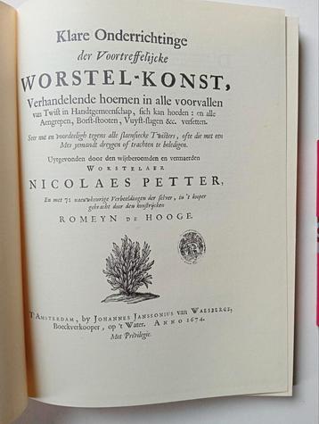 Worstelkunst 1674 Facsimile met Prenten beschikbaar voor biedingen