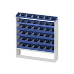 Metalen bedrijfswageninrichting 1521x360x1670 mm, Ophalen of Verzenden, Gebruikt