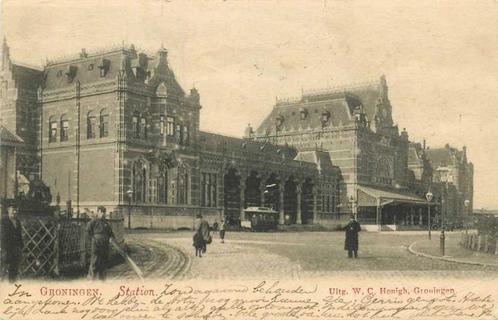 (300-109-023) Groningen Station, Verzamelen, Ansichtkaarten | Nederland, Groningen, Verzenden