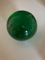 Grote groene glazen knikker, Ophalen of Verzenden, Zo goed als nieuw