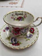 Royal Albert “March”, Verzamelen, Ophalen of Verzenden, Zo goed als nieuw, Kop en/of schotel
