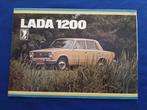 folder / poster LADA 1200 '78  - type 2101, Lada, Ophalen of Verzenden, Zo goed als nieuw, Overige merken