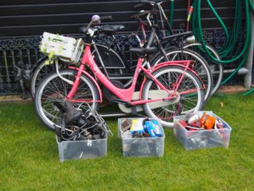 Partij Fietsen met onderdelen/Opknappers beschikbaar voor biedingen