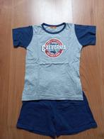 HEMA shortama voor jongen - grijs shirt + blauwe broek 152, Nacht- of Onderkleding, Gebruikt, Ophalen of Verzenden, Hema